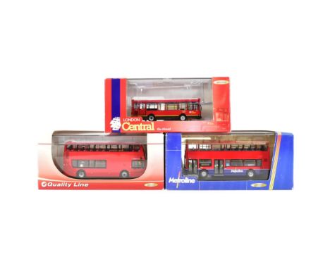 Diecast - a collection of x3 Creative Master Northcord 1/76 scale diecast model buses. Assorted companies and liveries, all b
