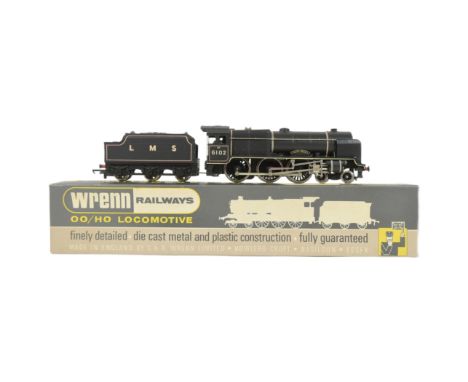 Model Railway - a vintage Wrenn Railways OO gauge model railway trainset locomotive, no. W2261 4-6-0 Royal Scot 'Black Watch'