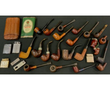 Smoking Interest - assorted pipes inc Dr Plumb, LSG London, Petersons, Toot Sweet, Mr Big, Robell etc;  Ronson standard pocke