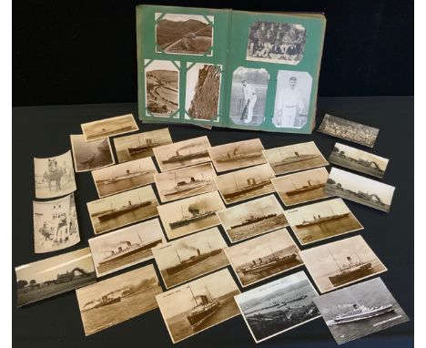 Postcards &amp; Ephemera - An Edwardian and later postcard album, inc Humorous, artists include Donald McGill, Lewin, George 
