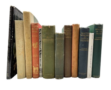 Horace G Hutchinson - Pastime with Good Company, illustrations by G D Armour, pub Country Life large 4to, The Analysis of the