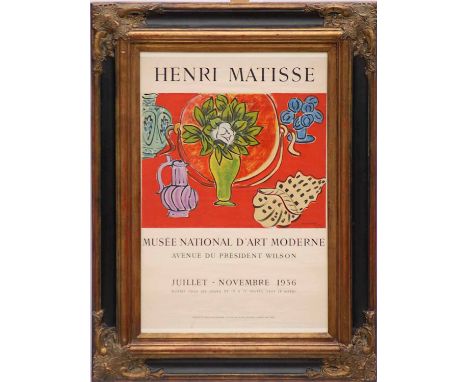 HENRI MATISSE 'Musee National d'Art Moderne', 1956, lithograph, signed in the plate, printed by Mourlot Paris, 73cm x 50cm, f