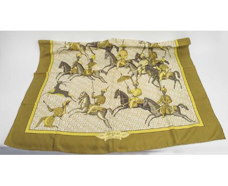 HERMÈS SCARF, 'Ispahan', by Maurice Tranchant, circa 1966, silk, hand rolled, 90cm x 90cm. 