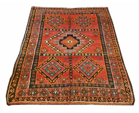 VINTAGE MOROCCAN RUG, 230cm x 180cm. 