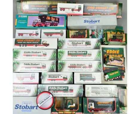 A COLLECTION OF BOXED CORGI AND ATLAS EDITIONS EDDIE STOBART DIECAST MODELS, Atlas models from the Eddie Stobart and World of