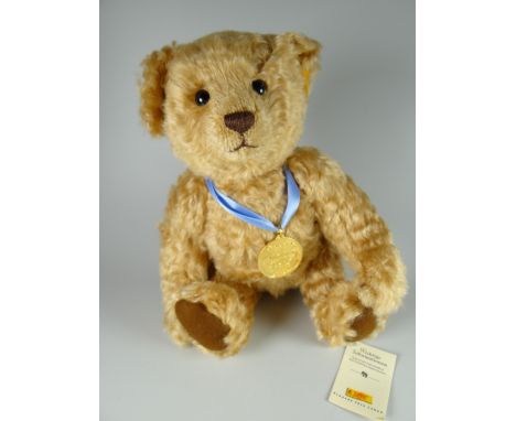 A modern Steiff teddy bear