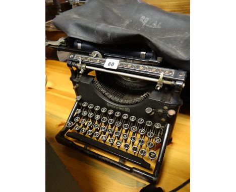 A vintage Underwood typewriter