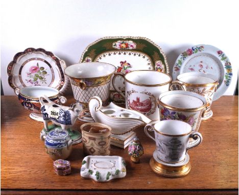 CERAMICS, MOSTLY 20TH CENTURY, INCLUDING COALPORT (QTY)Royal Worcester, and further continental plates, cups, and vases (qty)