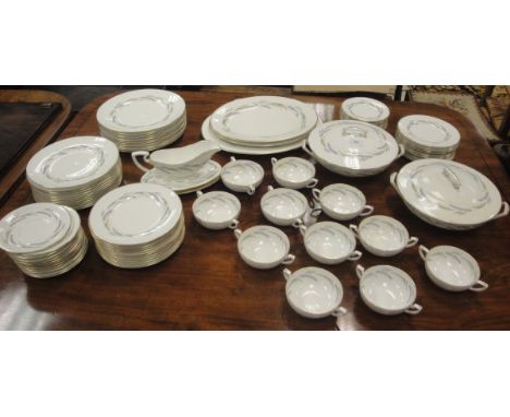 A Royal Worcester "Harvest Ring" part dinner service