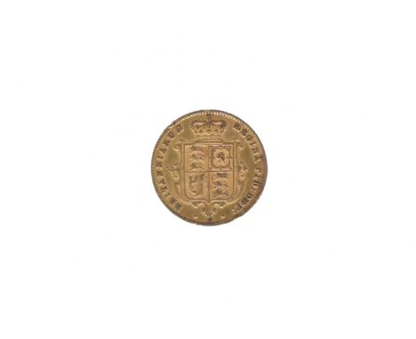 United Kingdom - Victoria (1837-1901), 1870 Gold Half Sovereign, London Mint with Die Number,
