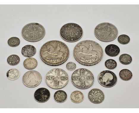 British Empire Silver coinage to include, 1898 Halfcrown, 1887 Shilling A/F, 1912 Sixpence and one other, Canada 1902 10 Cent