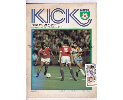 GEORGE BEST    Programme for Best playing for Los Angeles Aztecs v Portland Timbers 20/5/1977 at the Civic Stadium, Portland.