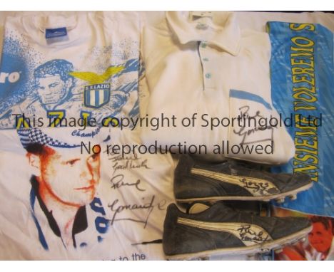 PAUL GASCOIGNE COLLECTION          Due to health problems with Jamie Hart, Paul Gascoigne was contacted while at Lazio and ki
