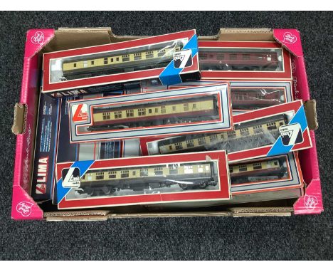 Seventeen Outline British "OO" Gauge Coaches mostly by Lima, Boxed.