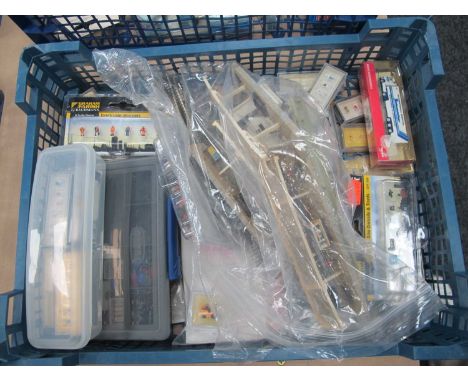 A Quantity of 'N' and 'Z' Scale Lineside Accessories by Graham Farish, Herpa, Preiser and other to include Building Site Deta