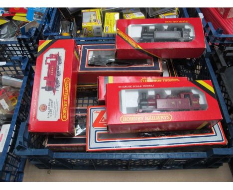 Eight "OO" Gauge Tank Locomotives by Hornby, Lima, Mainline, all untested for working order, playworn, boxed.