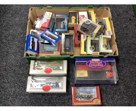 Approximately Twenty Five 1:76th Scale Lineside Diecast Model Vehicles by EFE, Oxford and other, boxed.