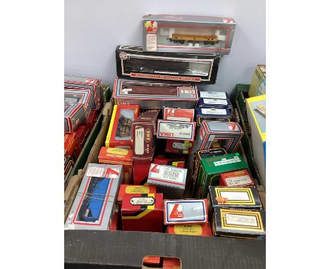 OO gauge rolling stock from Hornby, Lima, GMR etc, boxed, approx. 35