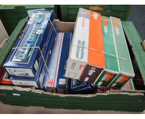 Nineteen HO Gauge Outline Continental Coaches by Lima, assorted liveries, boxed.OVERALL CONDITION IS GOOD, ALTHOUGH SIGNS OF 