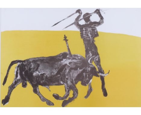 Elisabeth Frink (1930 - 1993), Corrida II, lithograph, signed in pencil, no. 23/70, 56cm x 76cm, framedGood condition