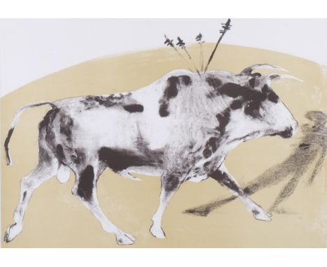 Elisabeth Frink (1930 - 1993), Corrida I, lithograph, 1973 signed in pencil, no. 25/70, 56cm x 76cm, framedGood condition