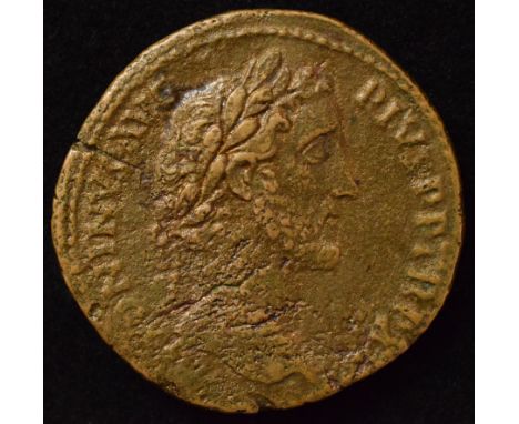 Antoninus Pius (138-161AD), AE Sestertius, Laureate bust r. ANTONINVS AVG PIVS PPT RP XXII, R. "Liberty" holding pileus in ri
