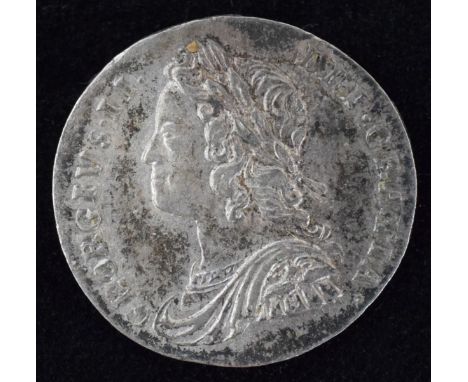 King George II, Twopence, 1729, Young laureate draped bust l. R. Small crown and figure 2, silver, weight 1g, S.3714, VF+ tog