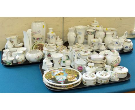 A large collection of Wedgwood, Aynsley, Coalport, Hammersley, Masons ware (approx 98 pieces) Condition reports are not avail