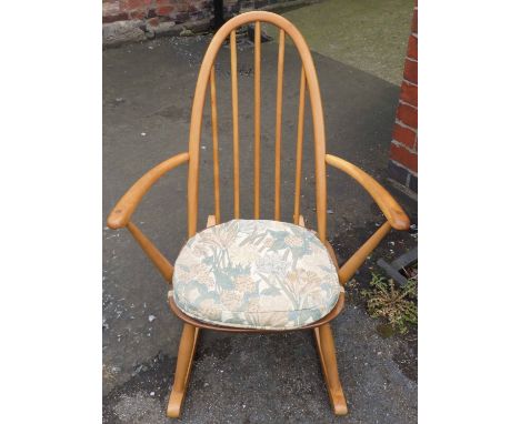 Renaissance rocking chair by Ercol. Condition reports are not available for the Interiors Sale.