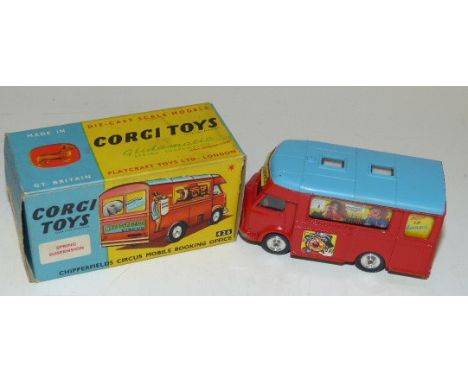 Corgi Toys No. 426 Chipperfields Circus Mobile Booking Office (Smith's "Karrier" van) complete with box. Condition reports ar