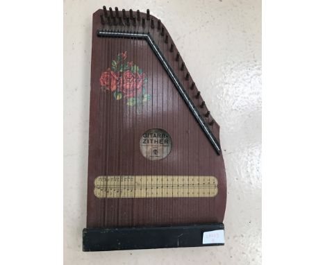A vintage zither