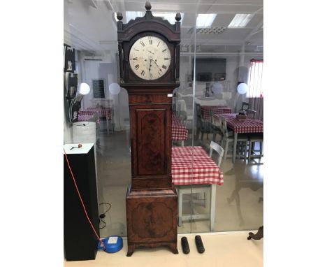 A 19th century mahogany longcase clock by Hulberts of Bath