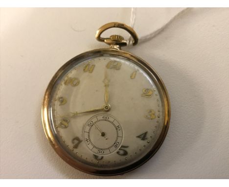 A Movado 9ct pocket watch