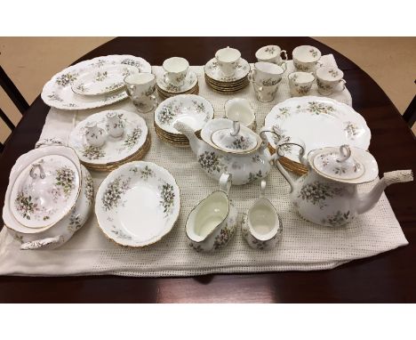 A Royal Albert Haworth part dinner, tea and coffee service