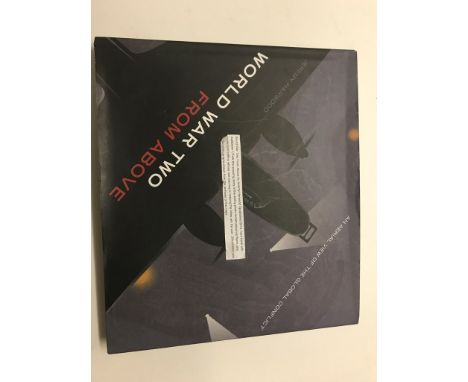 A WWII book "From Above" by Jeremy Harwood published in 1942 - hardback. Inside front cover with 26 signatures of airmen who 
