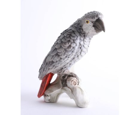 Goebel German porcelain figure of a parrot, height 22cm