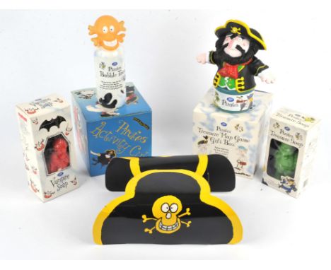 'Pirates' gifts for children based on the Children's books by Colin and Jacqui Hawkins. To include a 'Pirates Activity Cube' 