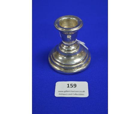 Small Sterling Silver Candlestick - Birmingham 1959 