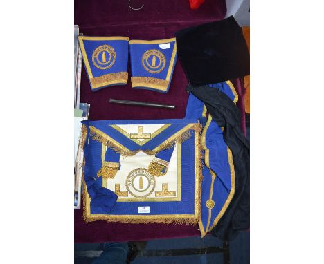 Masonic Bedfordshire Apron plus Sash, etc. 