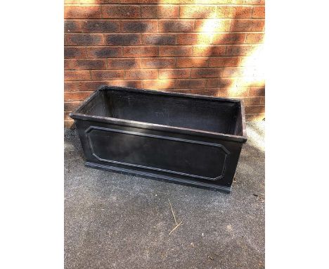 Oblong Garden Planter approx length 88cm, height 38cm (A/F)