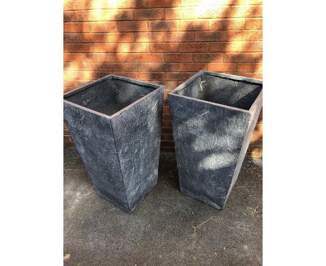 Pair of Large Garden Planters, height approx 87cm