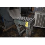 Roller Conveyor, 24" Length x 15" Wide Rollers, Adjustable Leg Base. RIGGING/LOADING FEE $25