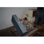 Barry Blower Company Type RD Blower, Size 21 w/15 HP Motor. RIGGING/LOADING FEE $30