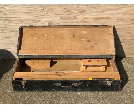 Wooden Tool Box with Saw 
