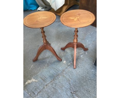 Pair of Tripod Wine Tables 