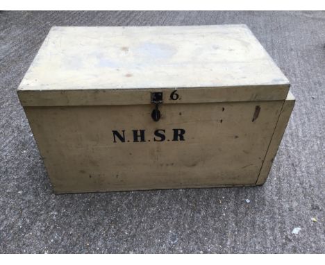 Wooden Trunk - L81cm x W46cm x H47cm 