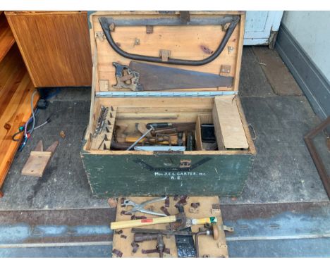 Pine Toolbox and Contents 