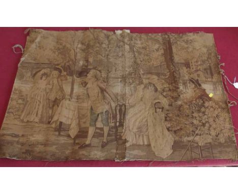20thC tapestry Condition report: see terms and conditions.
