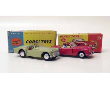 Corgi 30's and 114 Triumph Spitfire Red Condition report: see terms and conditions.