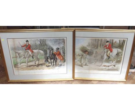 Three Assorted Hunting Prints after John Leech & Spy (3) Condition report: see terms and conditions.
